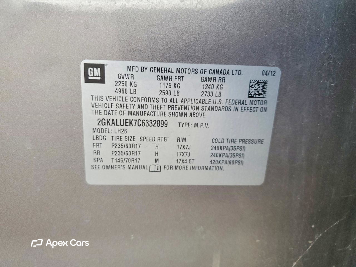 GMC Terrain 2012