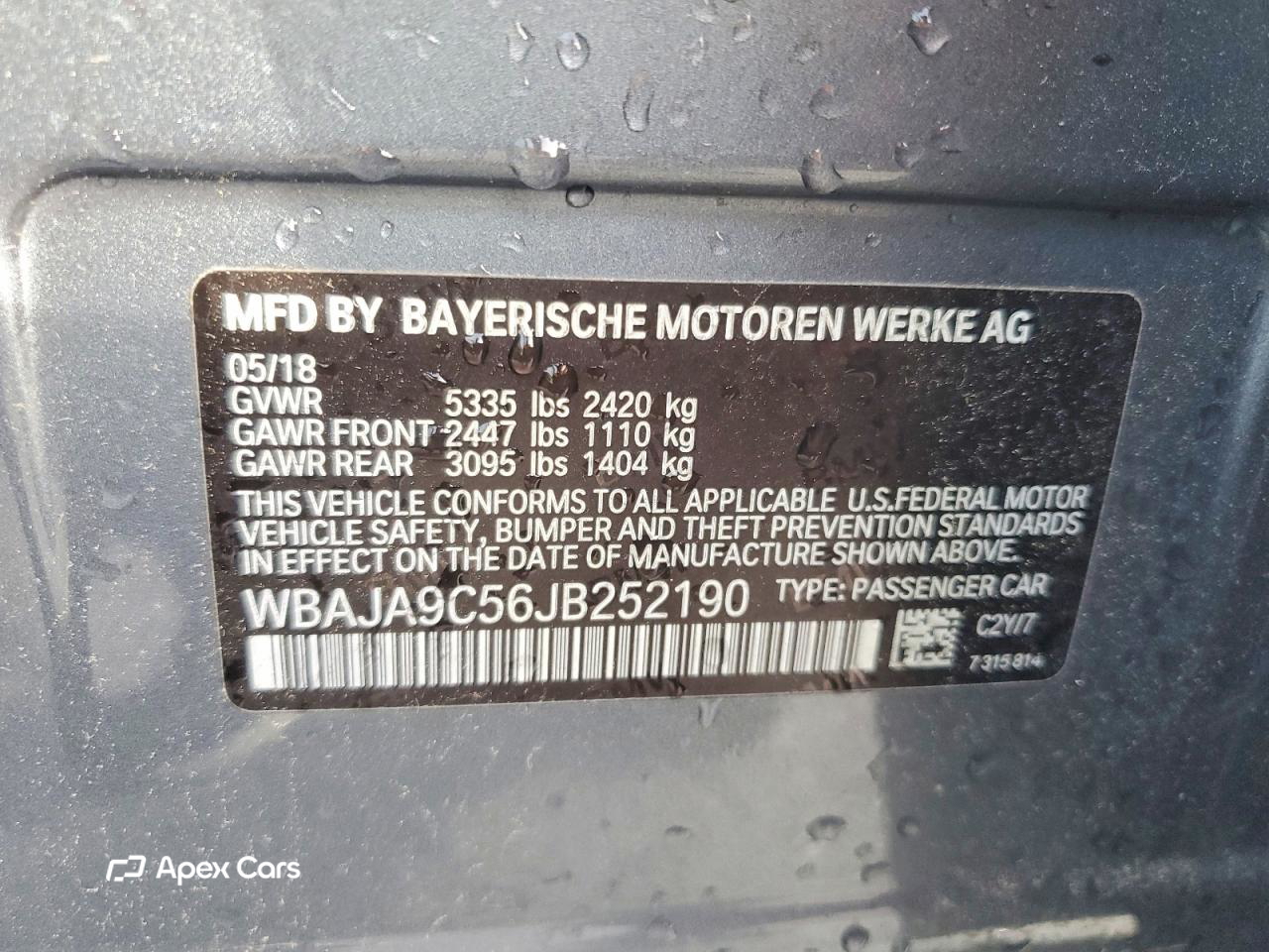 BMW Series 5 2018