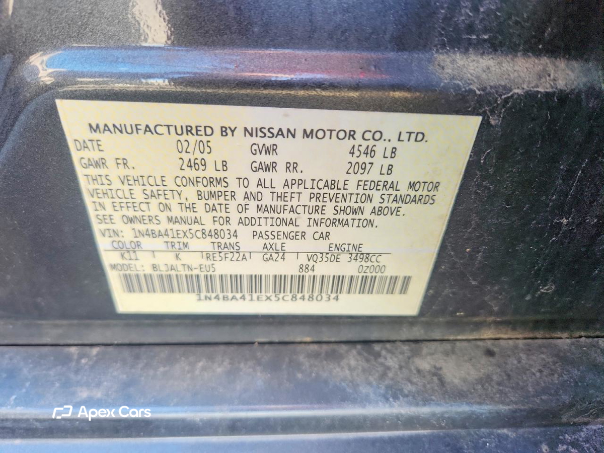 Nissan Maxima 2005