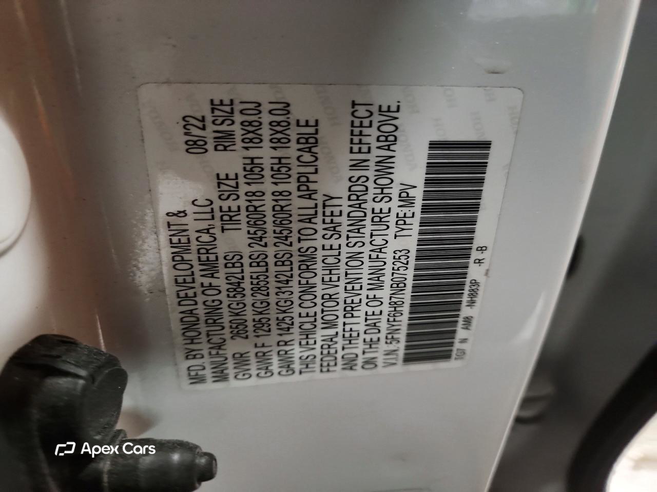 Honda Pilot 2022