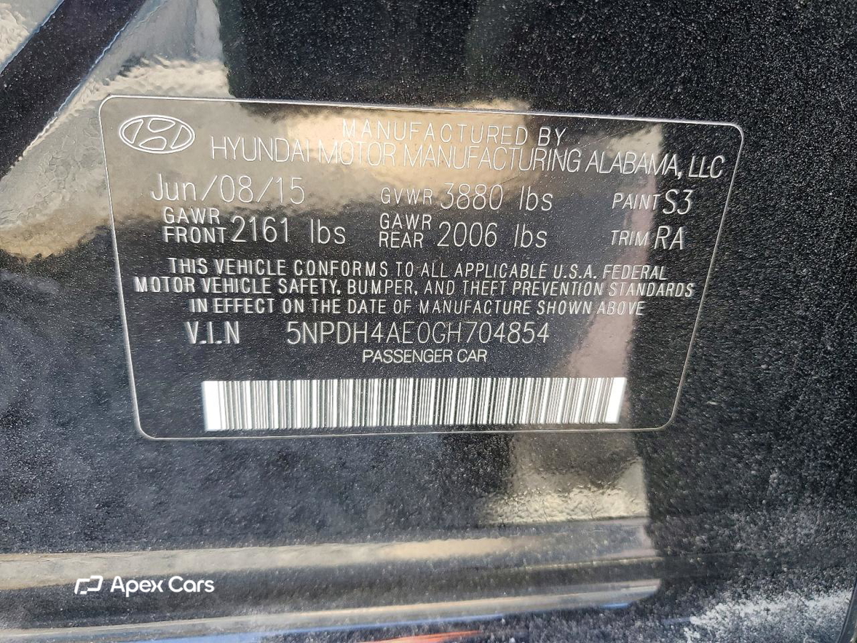 Hyundai Elantra 2016