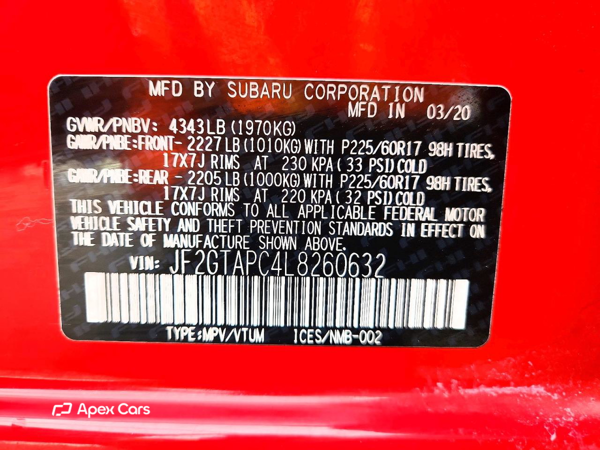 Subaru XV 2020