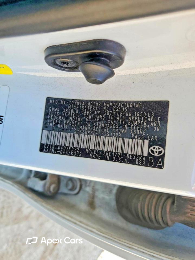 Toyota Corolla 2015
