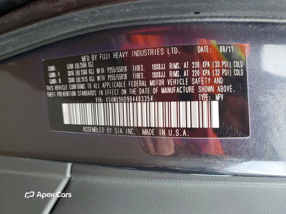 Subaru Tribeca 2011