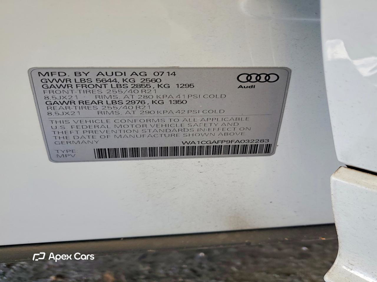 Audi SQ5 2015
