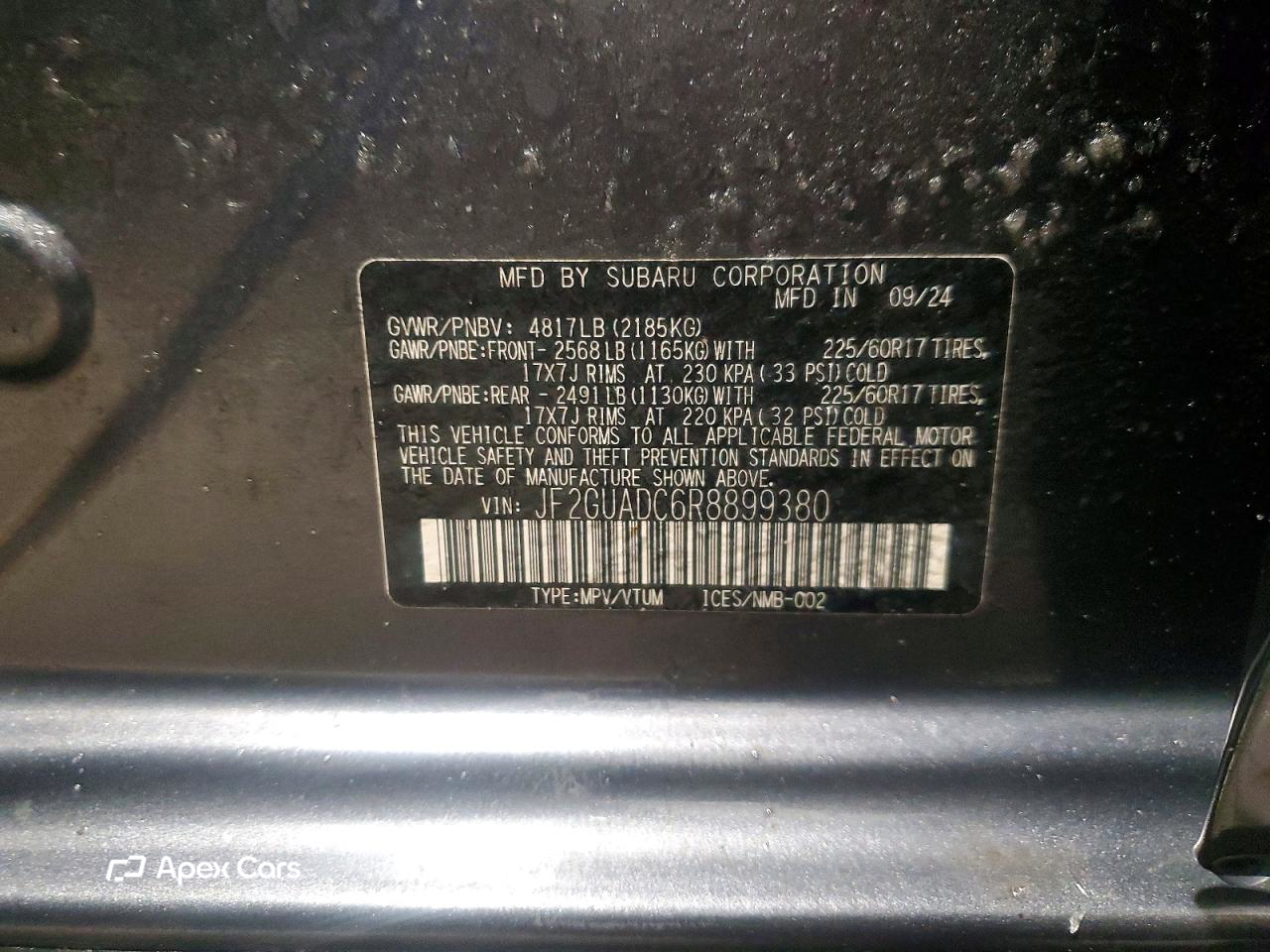 Subaru XV 2024