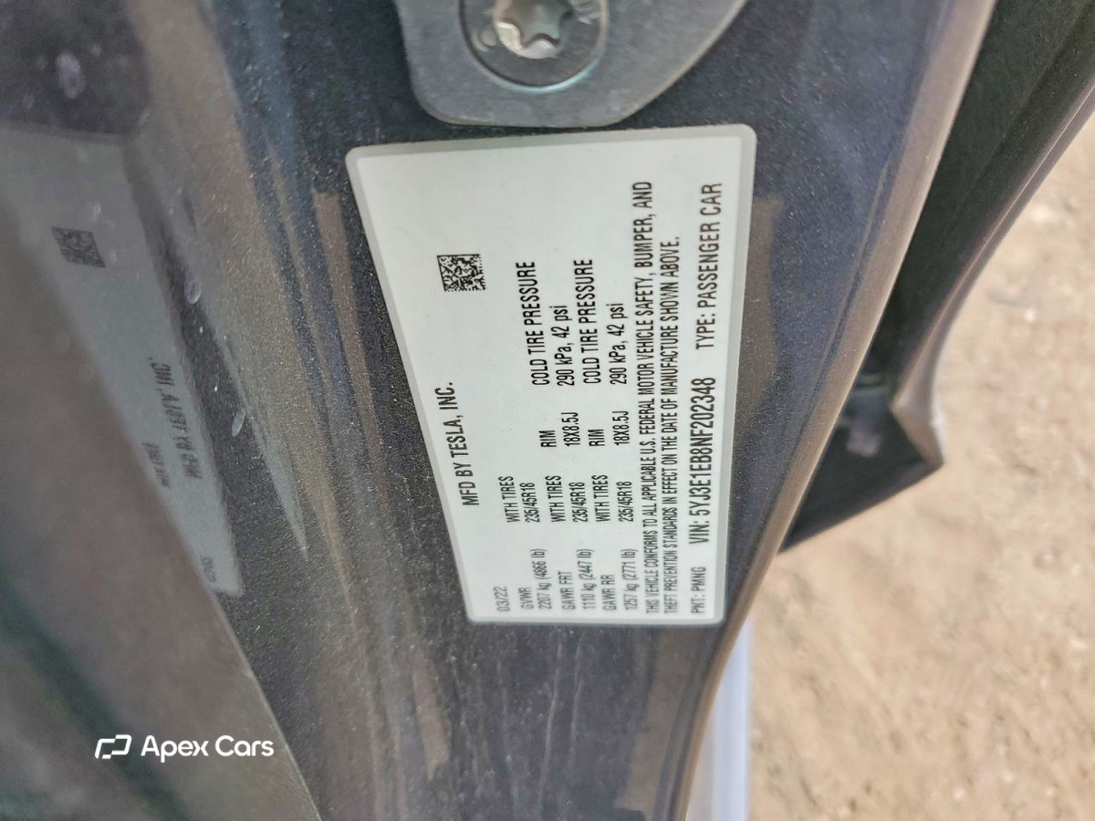 Tesla Model 3 2022