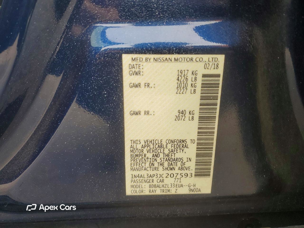 Nissan Altima 2018