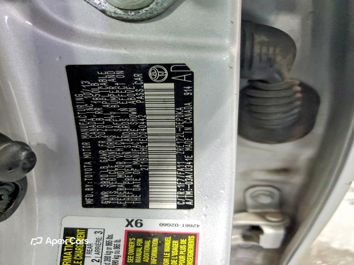 Toyota Corolla 2014