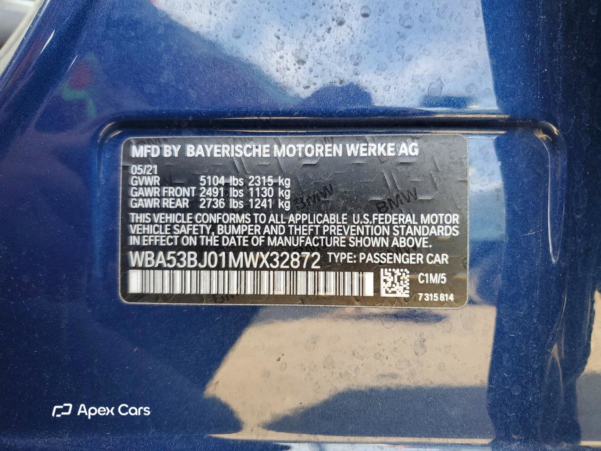 BMW Series 5 2021