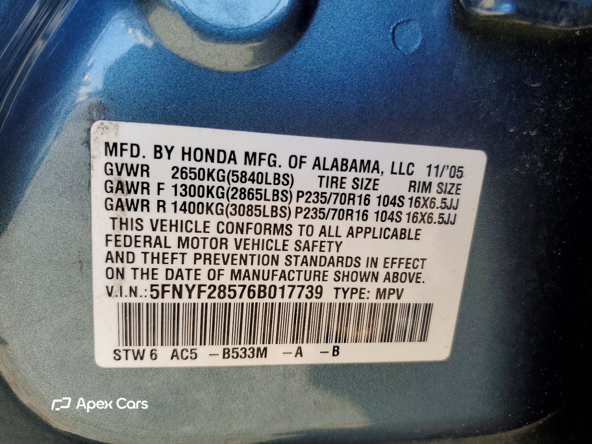 Honda Pilot 2006