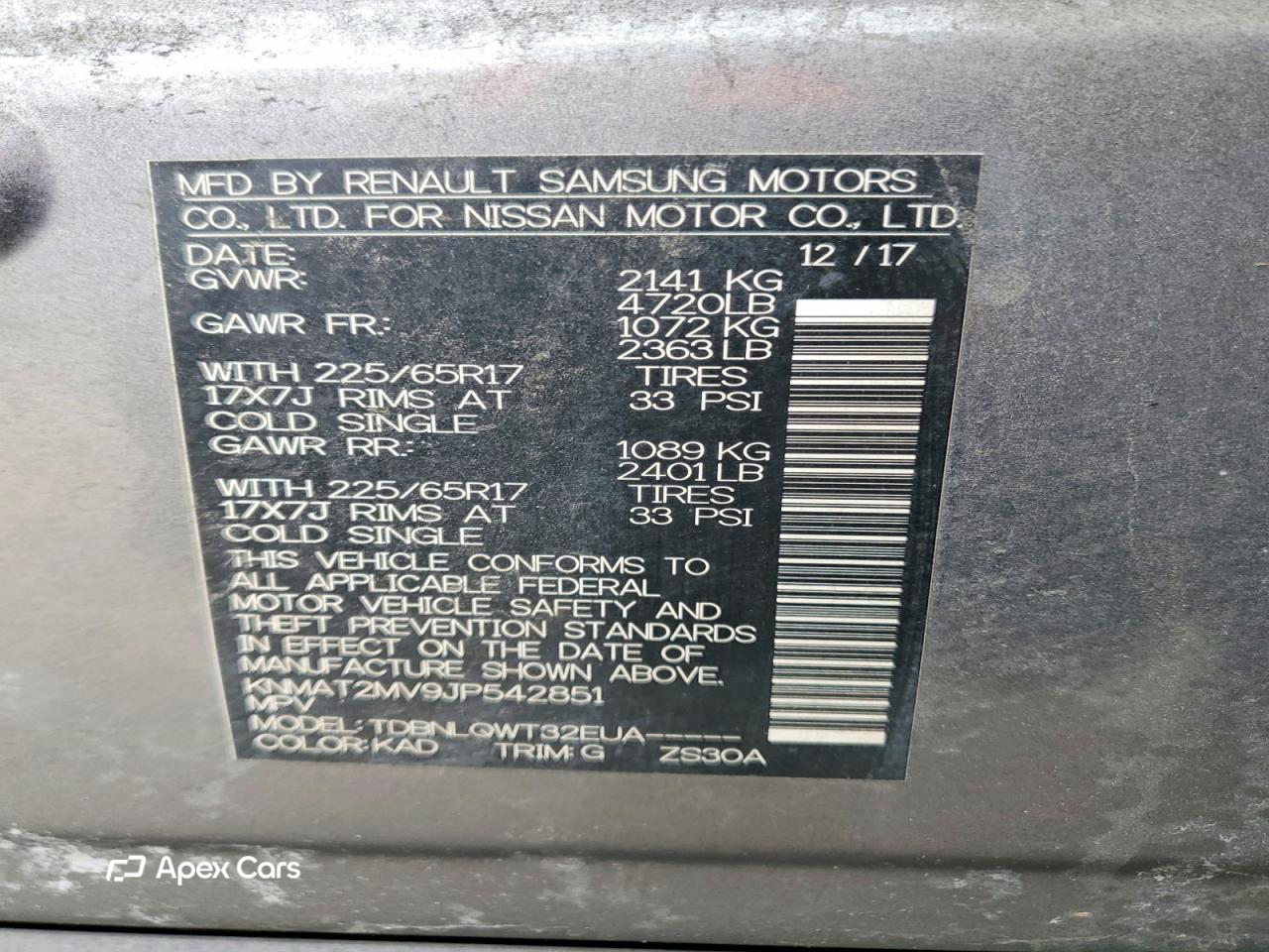 Nissan Rogue 2018