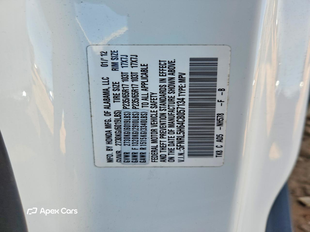 Honda Odyssey 2012