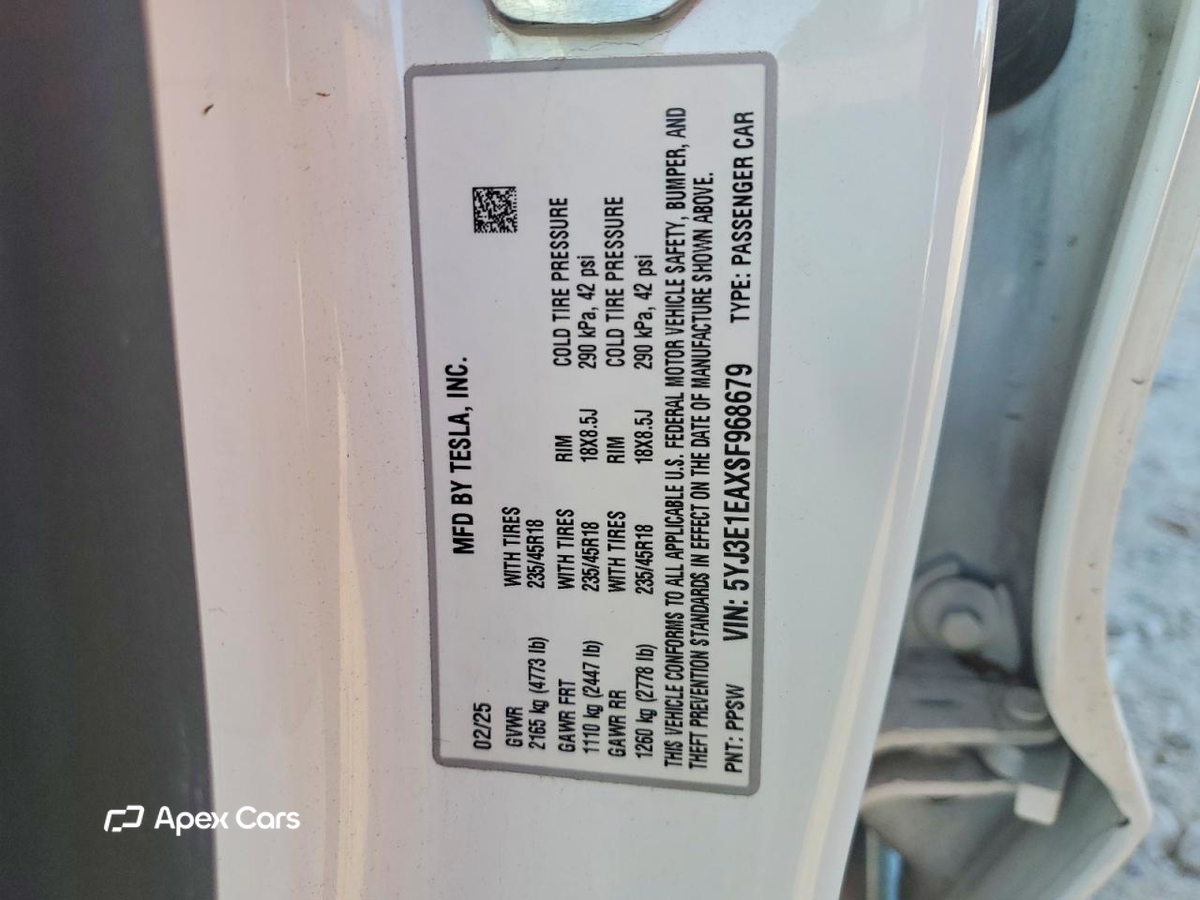 Tesla Model 3 2025