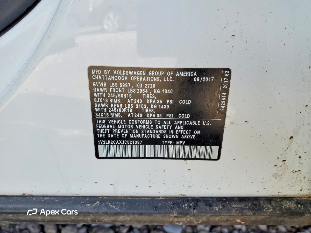 Volkswagen Atlas 2018