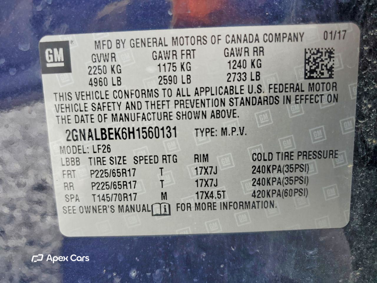 Chevrolet Equinox 2017