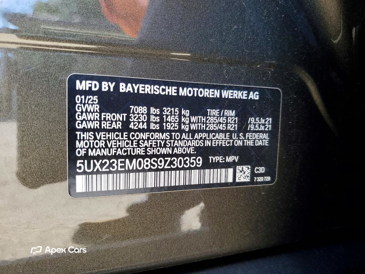 BMW X7 2025