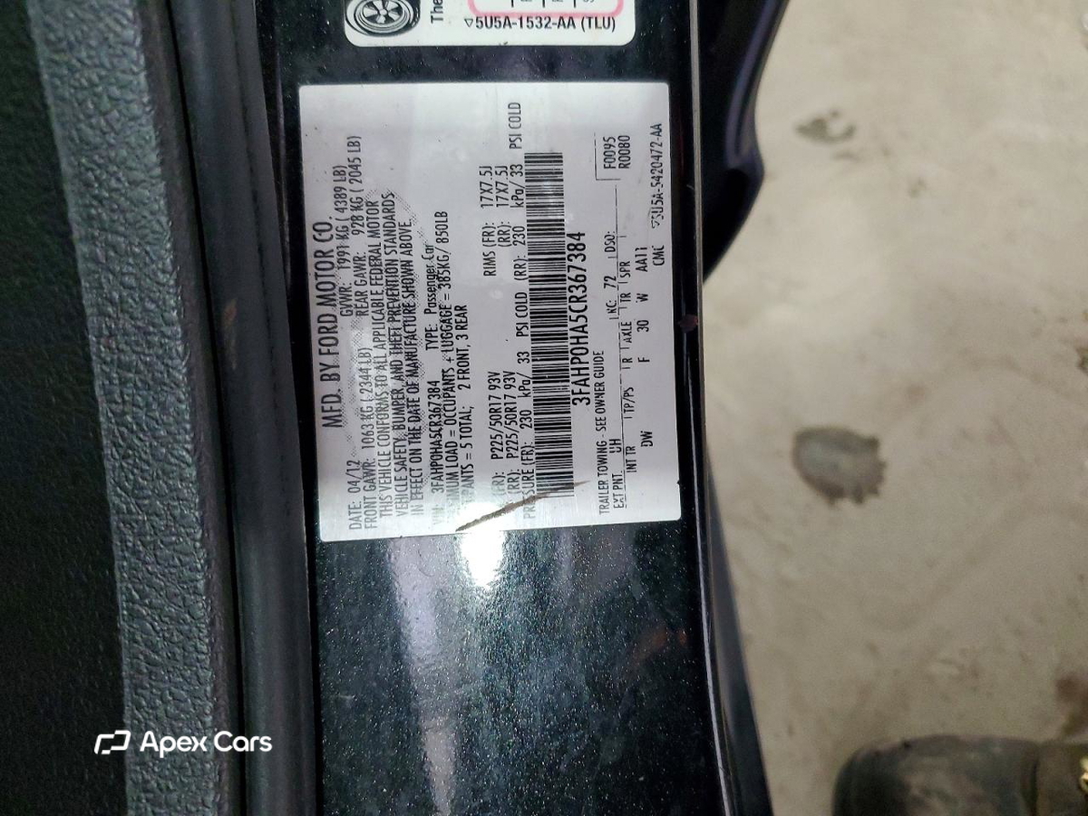 Ford Fusion 2012