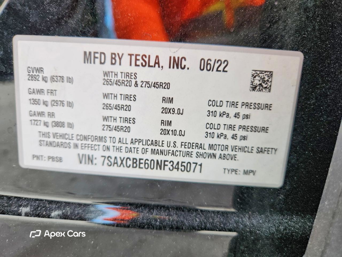 Tesla Model X 2022