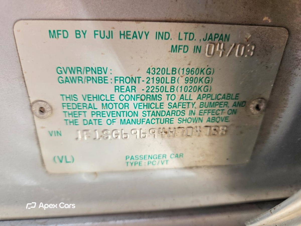 Subaru Forester 2004