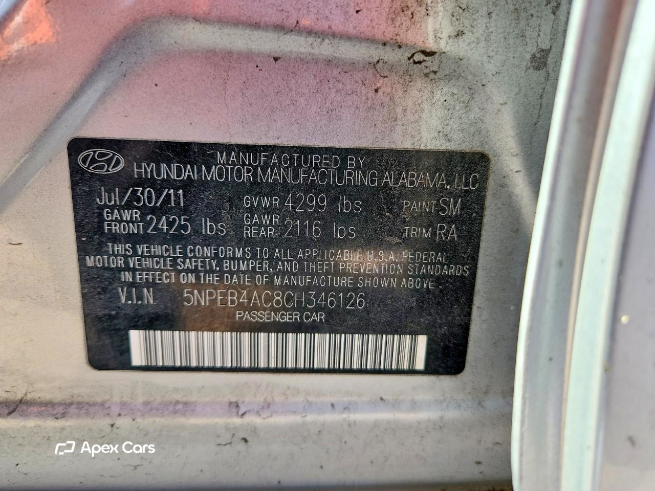 Hyundai Sonata 2012