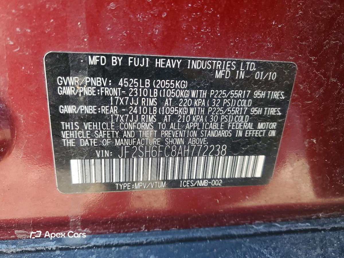 Subaru Forester 2010