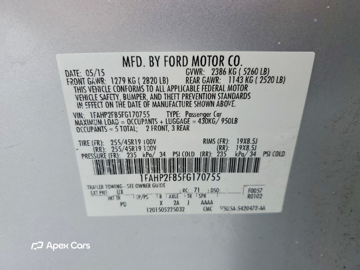 Ford Taurus 2015