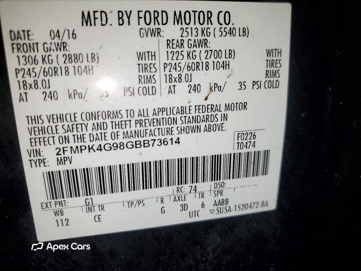 Ford Edge 2016