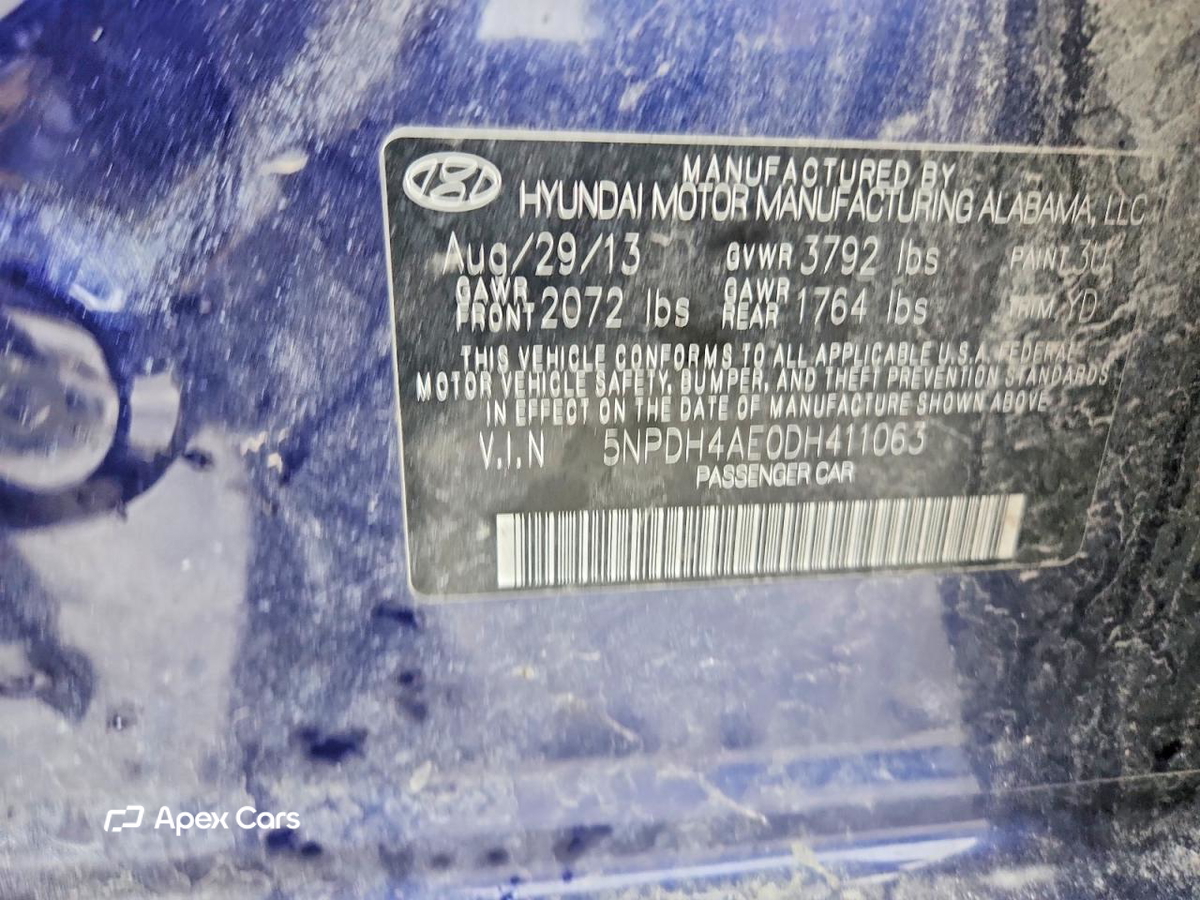Hyundai Elantra 2013