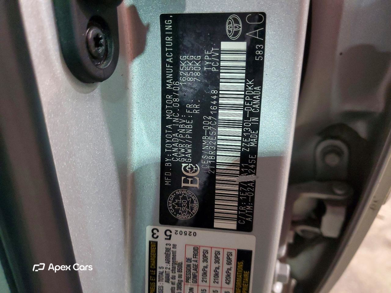 Toyota Corolla 2007