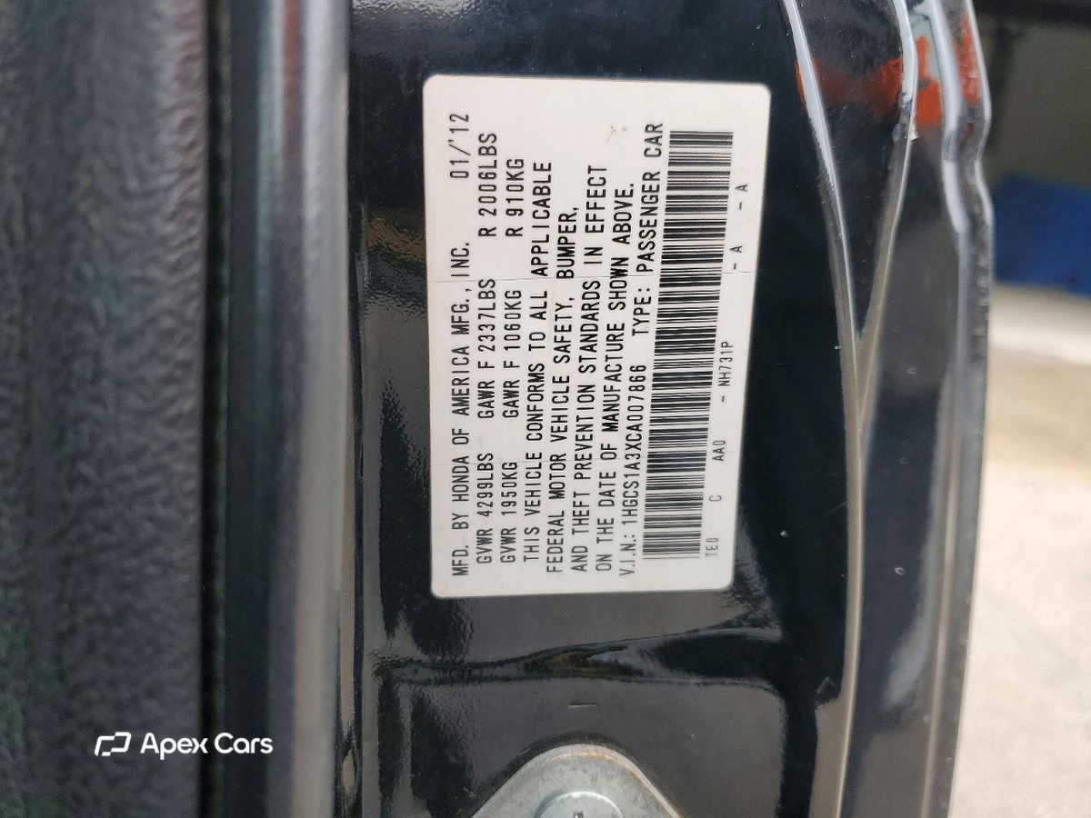 Honda Accord 2012