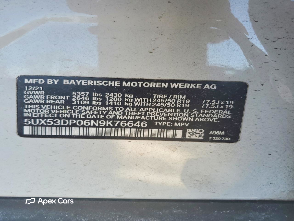 BMW X3 2022