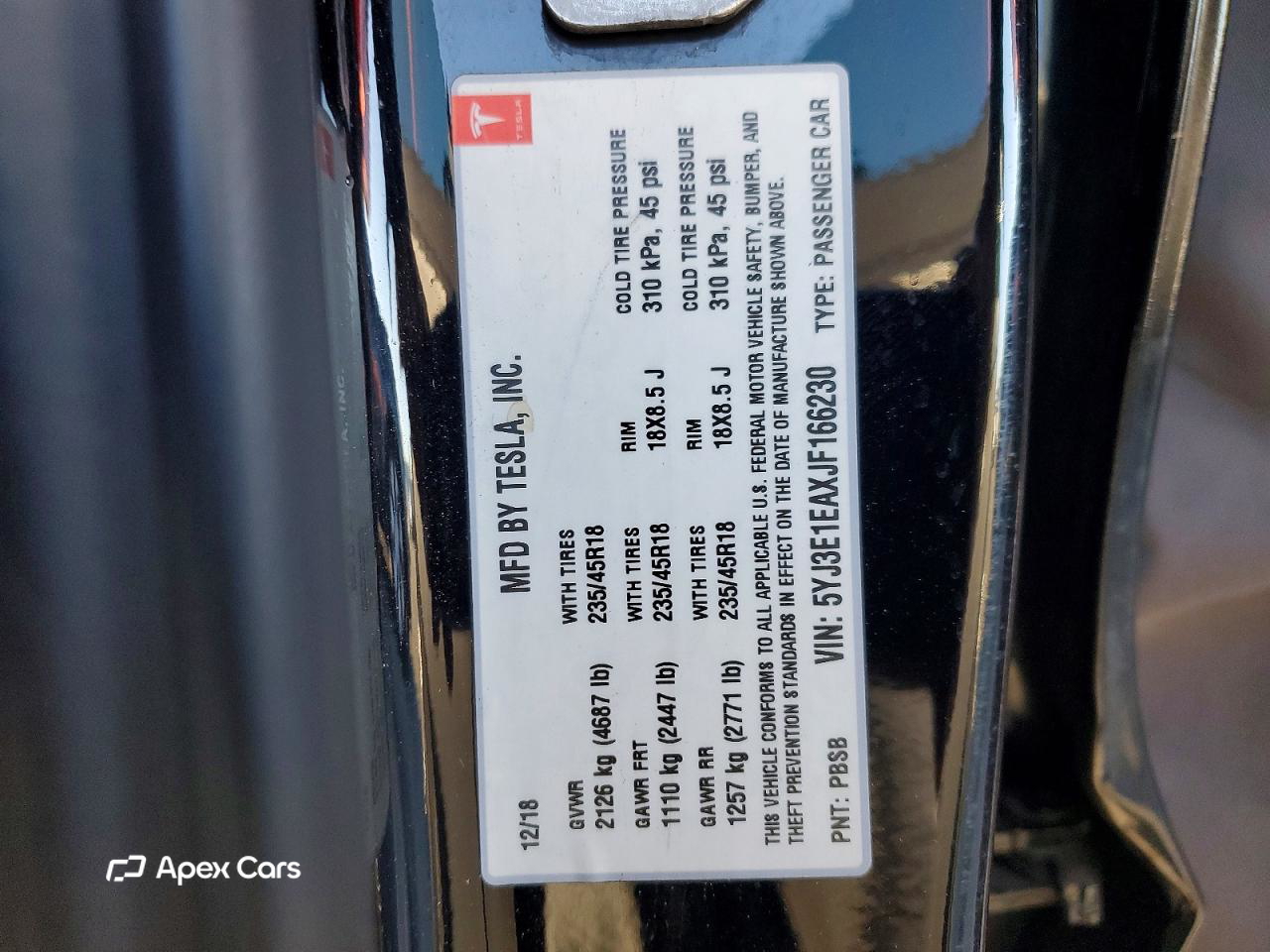 Tesla Model 3 2018