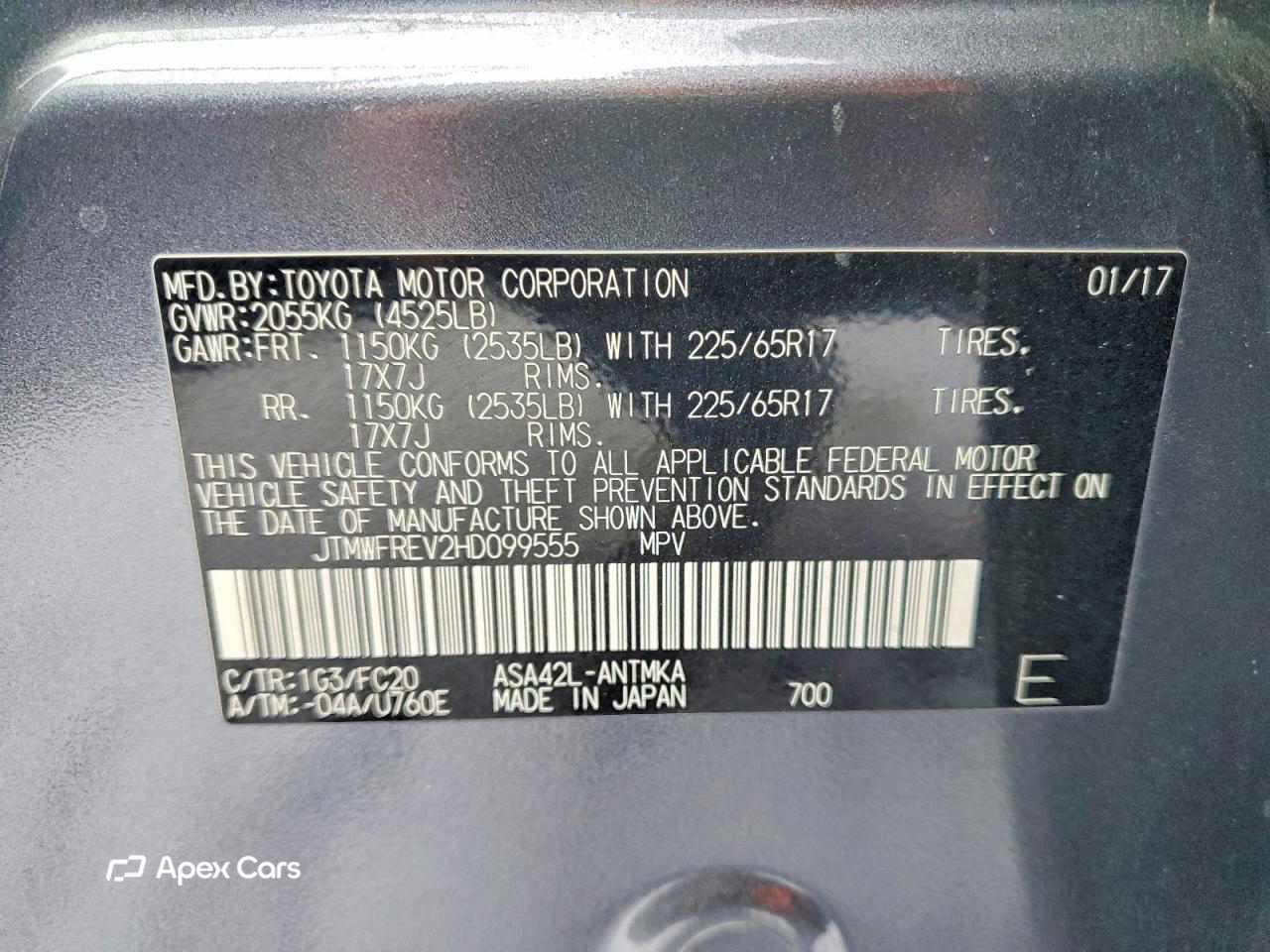 Toyota RAV 4 2017