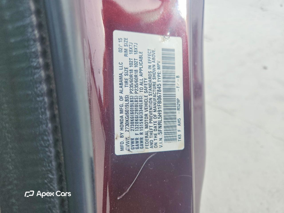 Honda Odyssey 2015