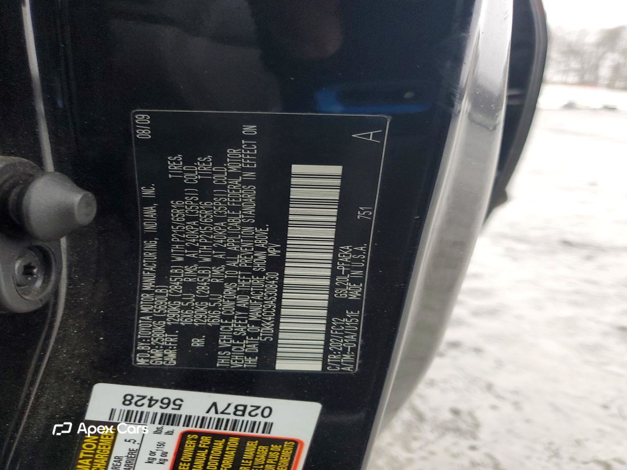 Toyota Sienna 2010