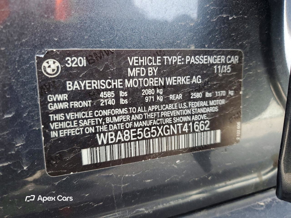 BMW Series 3 2016