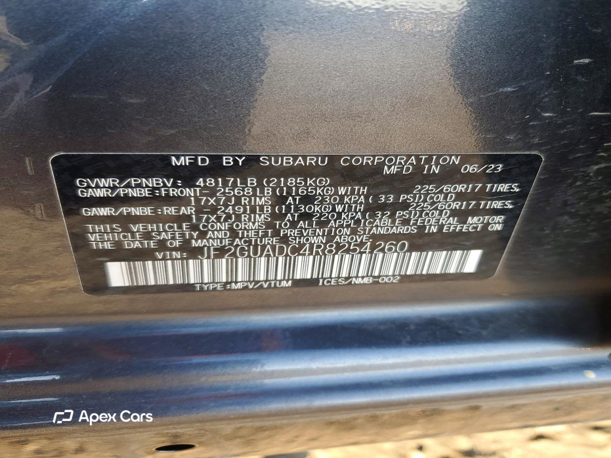 Subaru XV 2024