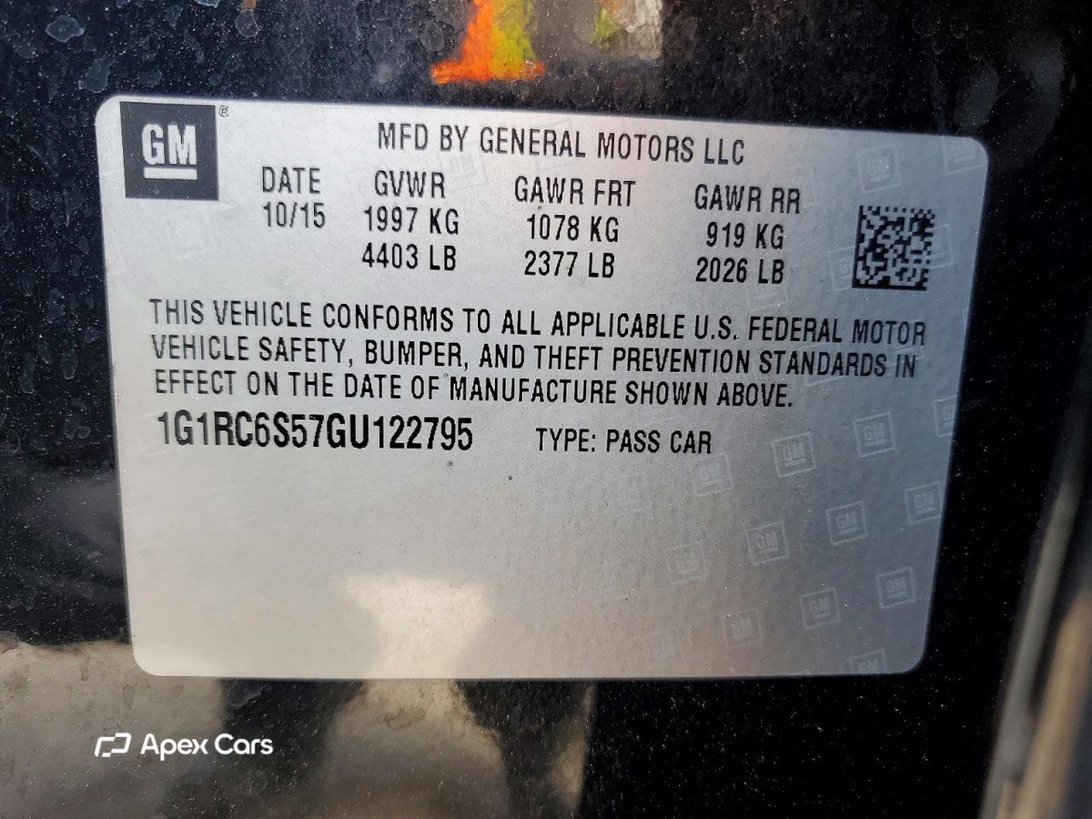 Chevrolet Volt 2016