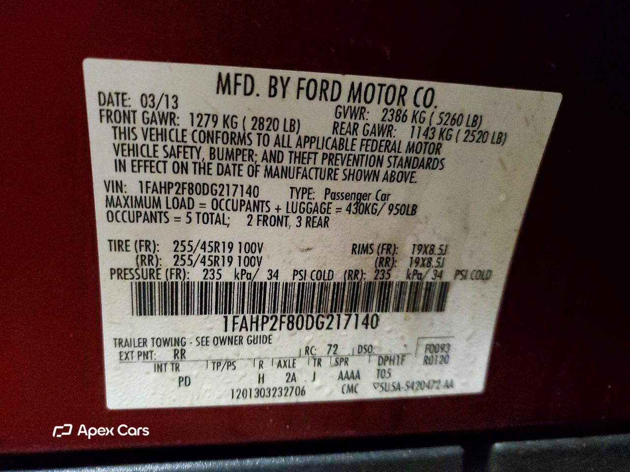 Ford Taurus 2013