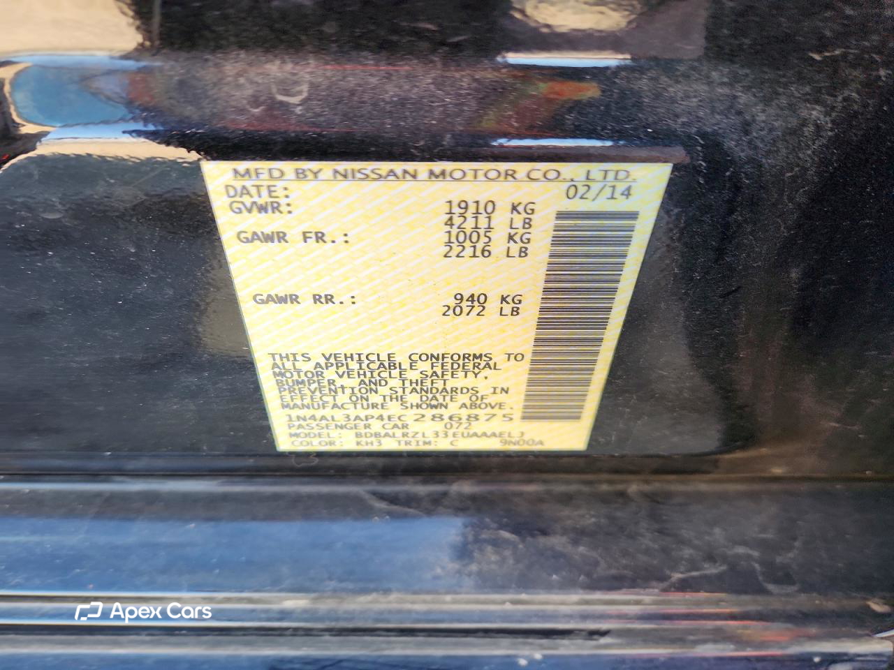 Nissan Altima 2014