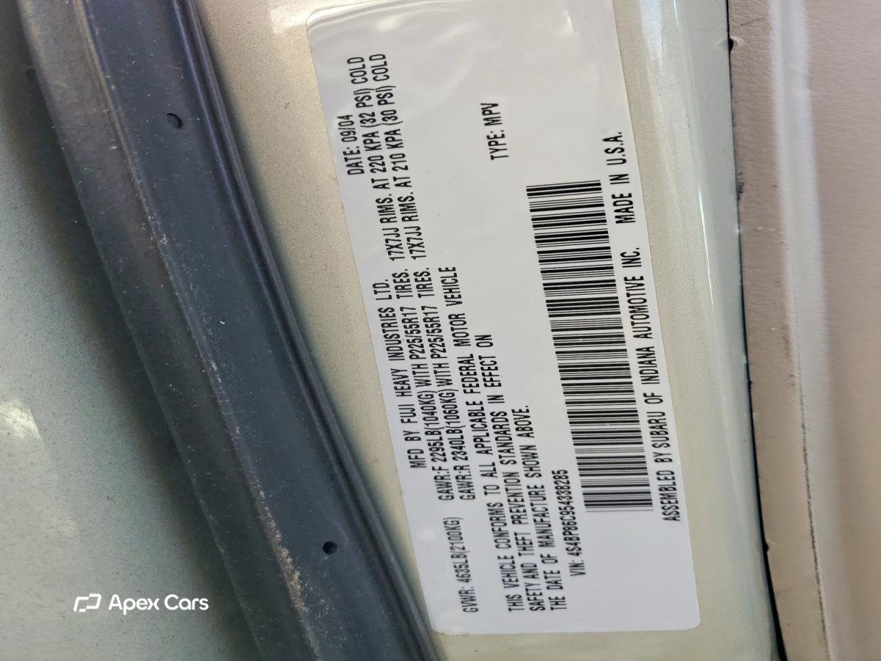 Subaru Outback 2005