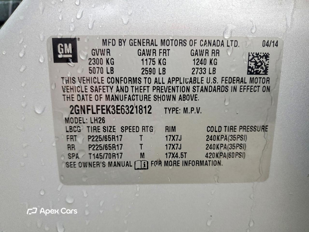 Chevrolet Equinox 2014