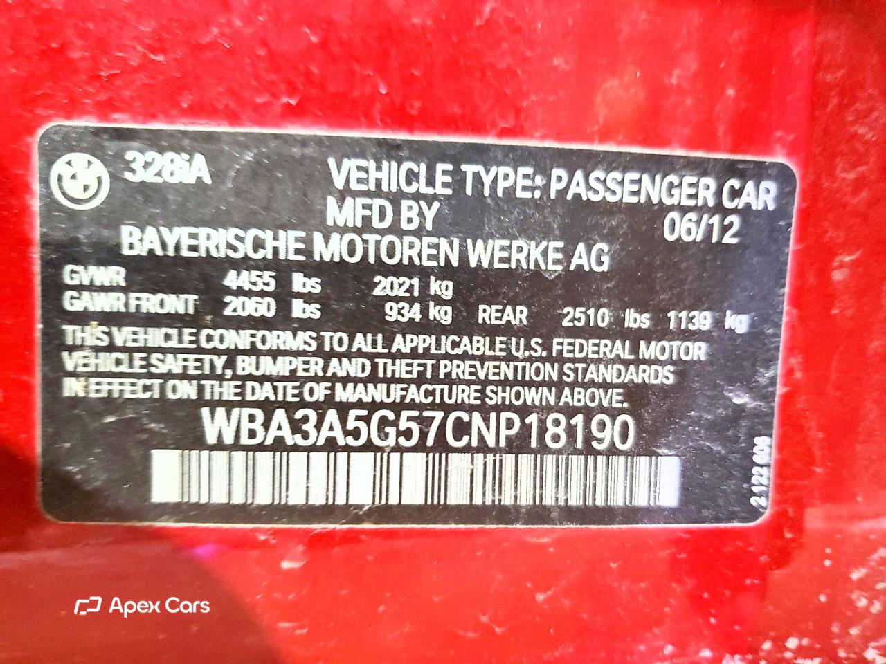 BMW Series 3 2012