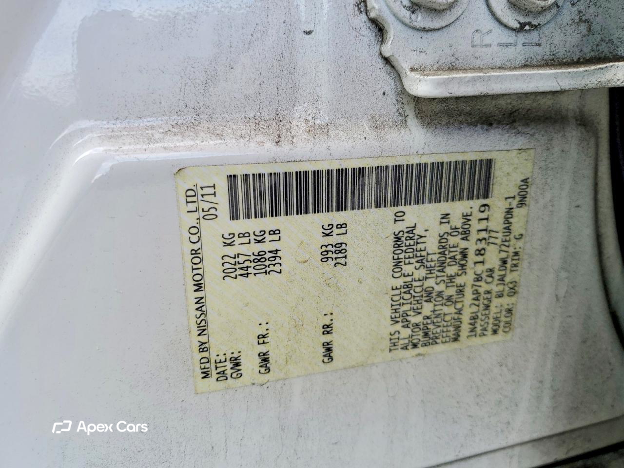 Nissan Altima 2011