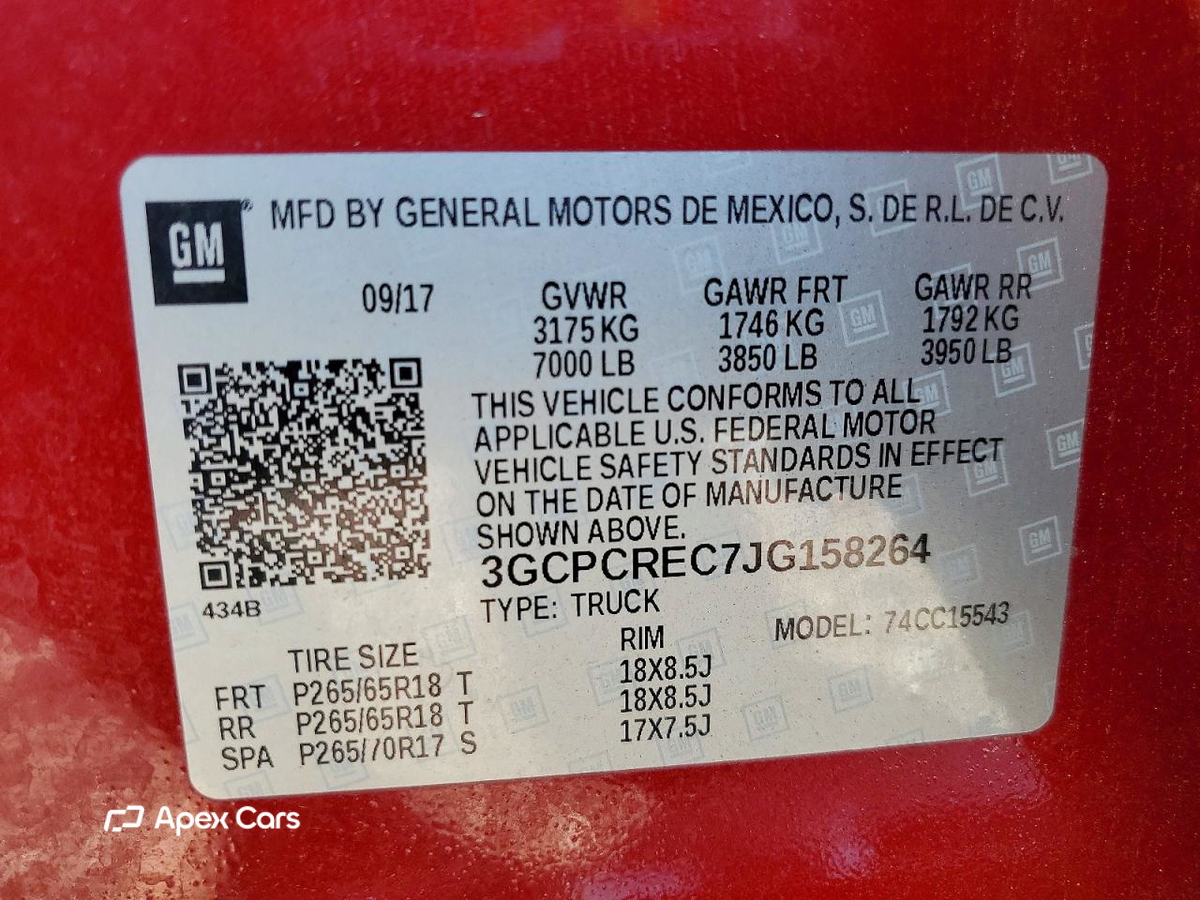 Chevrolet Silverado 2018