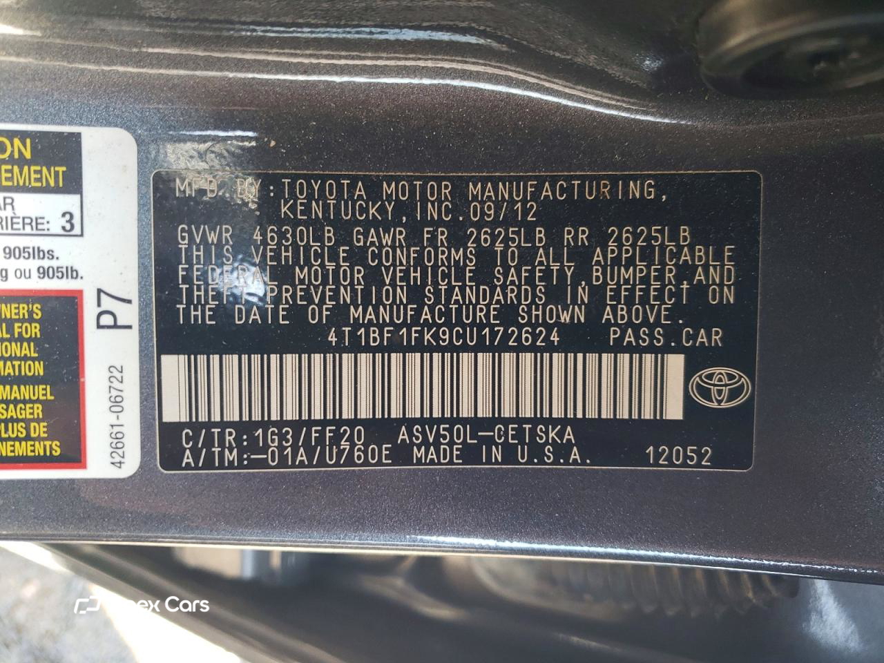 Toyota Camry 2012