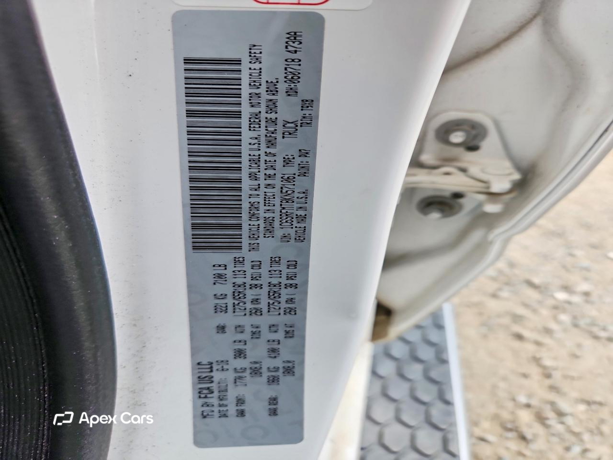 RAM 1500 2019
