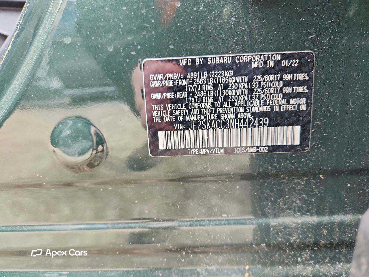 Subaru Forester 2022