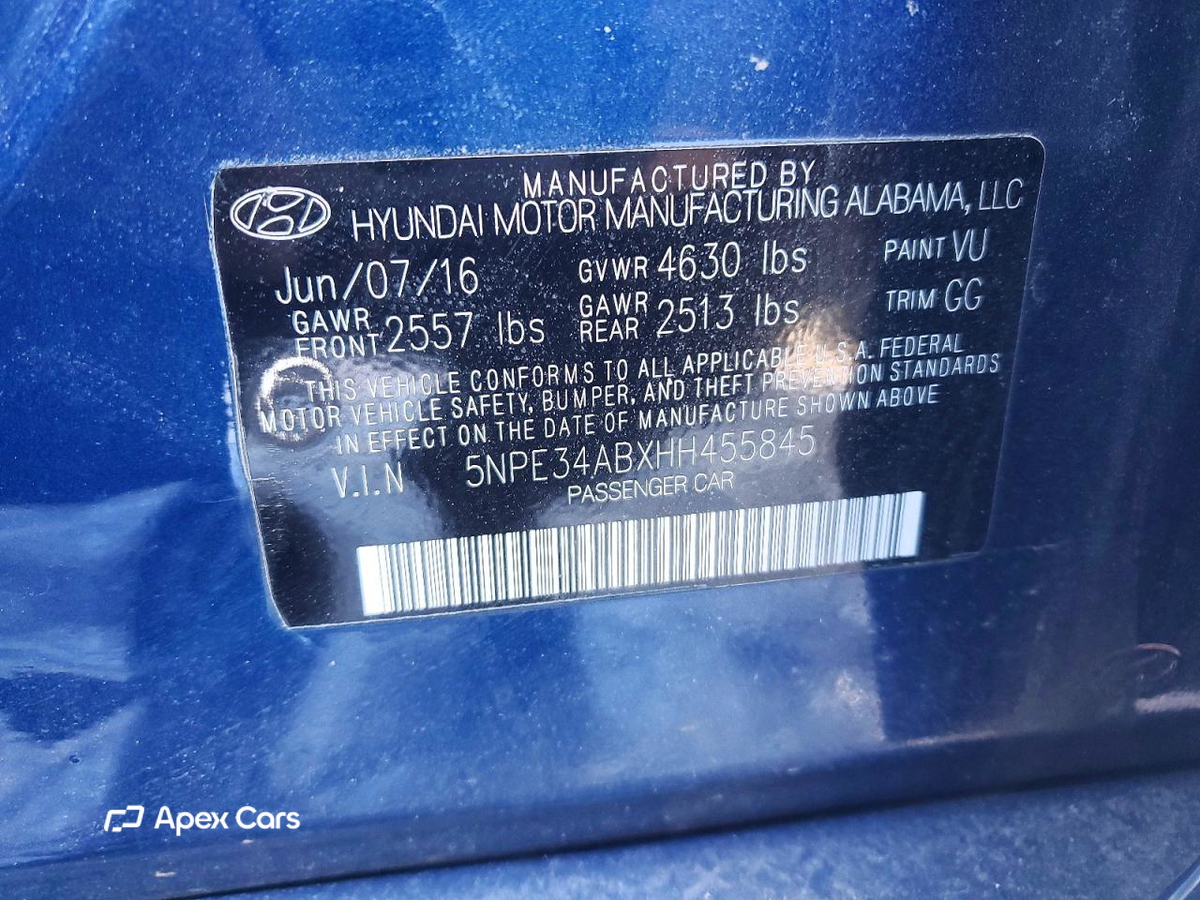 Hyundai Sonata 2017